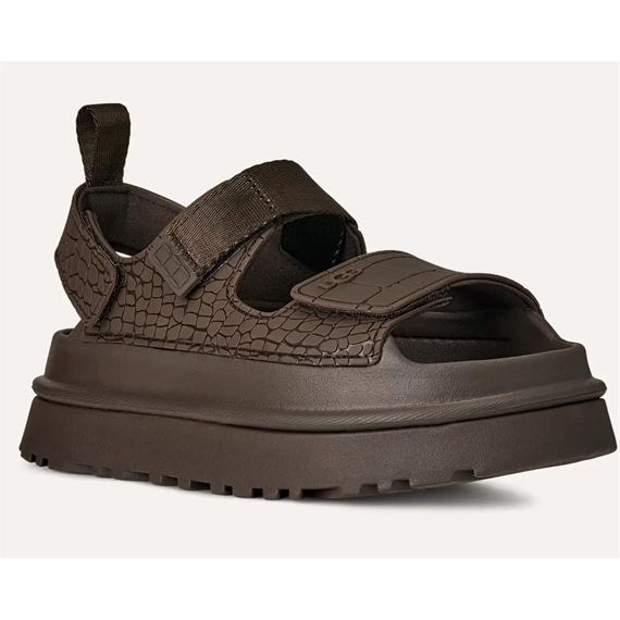 UGG Goldenglow Embossed Sandaler, Dense Smoke 